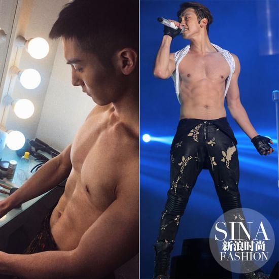 盛一倫、Rain大膽露肉