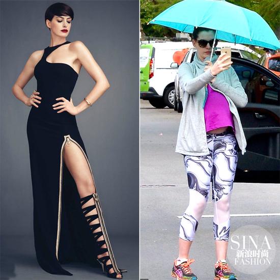 女神安妮-海瑟薇一懷孕就變運(yùn)動服狂人