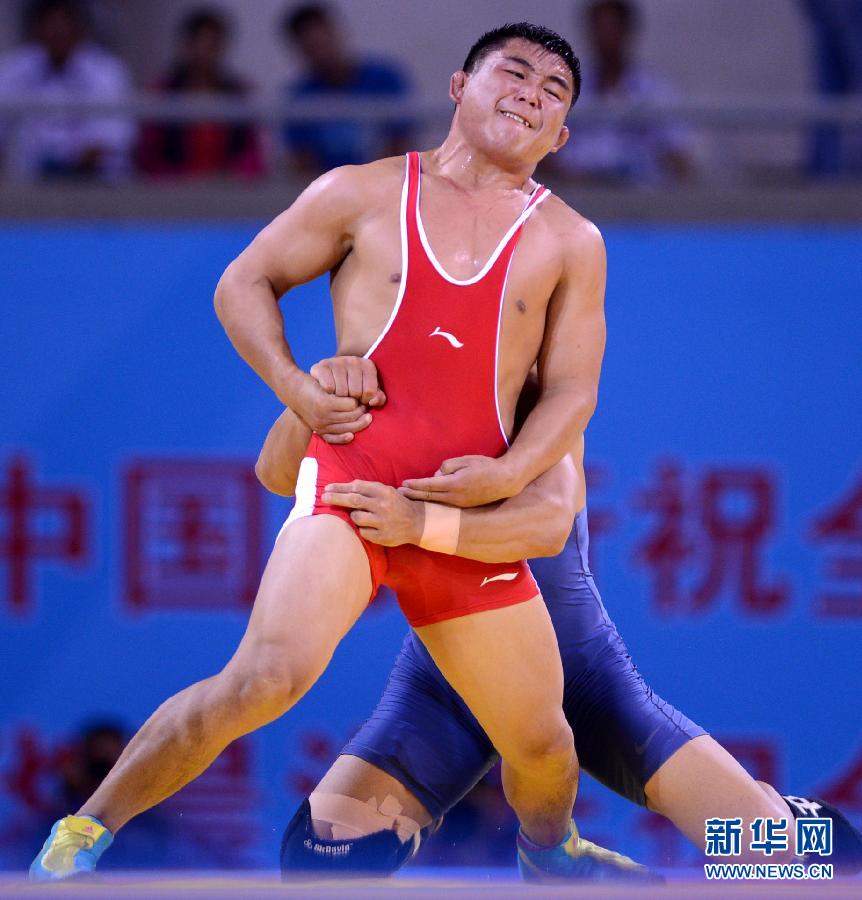 (全運會)摔跤——男子古典式84公斤級:趙海軍奪冠 (全運會)摔跤——男子古典式84公斤級:趙海軍奪冠