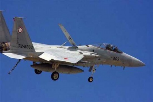 資料圖：日本自衛(wèi)隊(duì)F-15戰(zhàn)斗機(jī)。