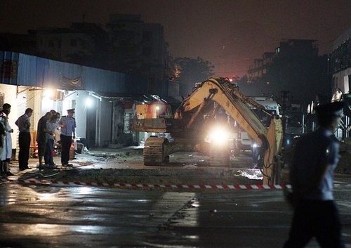 　圖為事故現(xiàn)場(chǎng)。