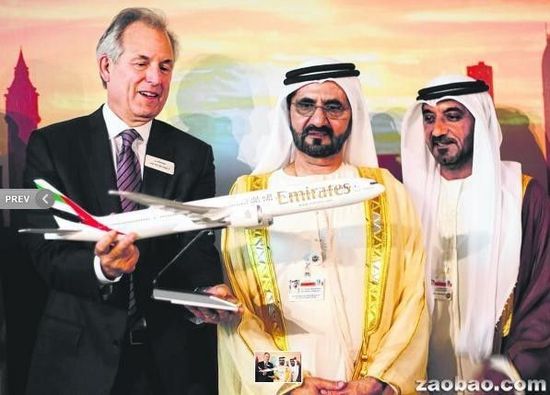 海灣國家1000億美元購客機 成航空史上最大訂單