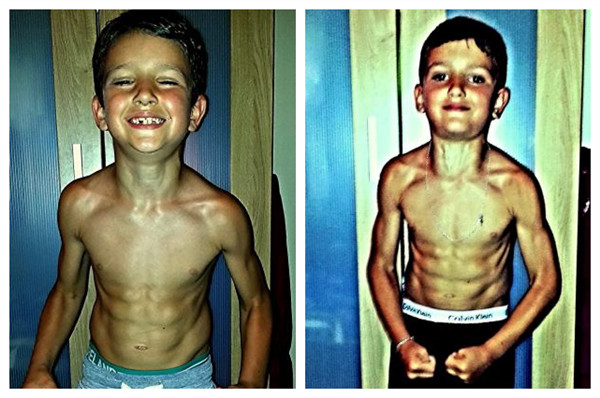 年僅8歲的布蘭登·布萊克因其完美的身型，被贊為迷你版的阿諾德·施瓦辛格。