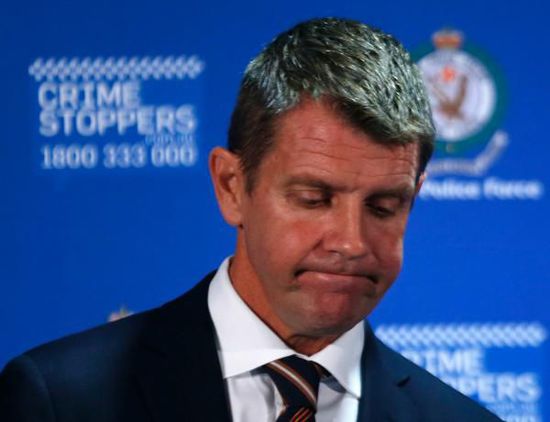 　新南威爾士州州長(zhǎng)Mike Baird出席新聞發(fā)布會(huì)。