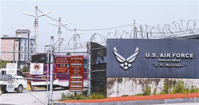 5月28日，韓國(guó)烏山市，美駐韓空軍基地