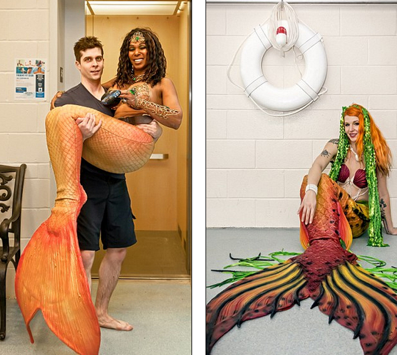 美國(guó)舉辦美人魚(yú)大會(huì) 超300名"人魚(yú)"盛裝參加