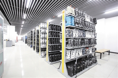 云頂大酒店內(nèi)的雪具大廳。