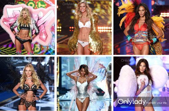 在2014年倫敦維密秀場中的服裝分為6個(gè)主題：