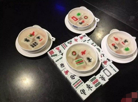 來(lái)碗清一色！火鍋店推出創(chuàng)意麻將湯圓