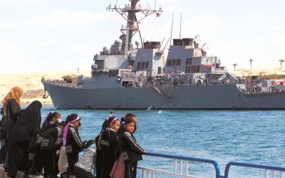 美國(guó)海軍“馬漢”號(hào)驅(qū)逐艦（資料圖片）。圖/CFP