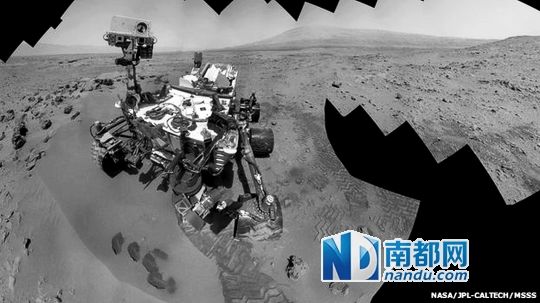 “好奇”號探測器在火星上發(fā)現(xiàn)水。
