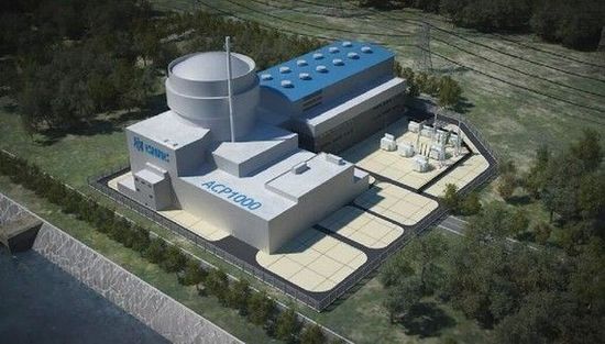 AP1000核電站概念圖 AP1000核電站概念圖
