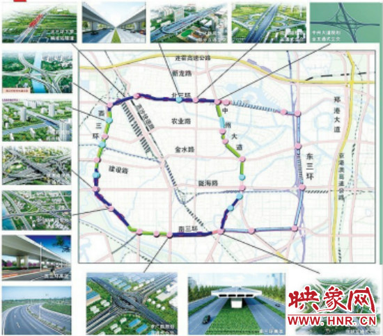 三環(huán)快速化工程方案圖。