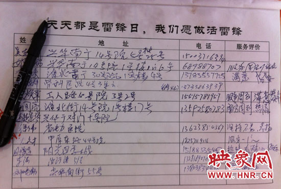 店內(nèi)登記本上大多都是顧客留下的“好評(píng)”