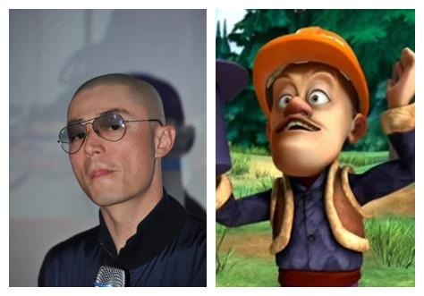 霍建華撞臉光頭強(qiáng) 這畫風(fēng)差別有點大?。ńM圖）