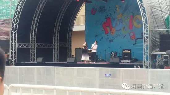 河南交通廣播主持人佳音、彎彎、朱浩都登上了優(yōu)放舞臺(tái)，優(yōu)放，交廣在這里！