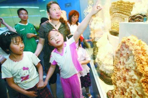 哇，地質(zhì)博物館里好多沒見過的??！