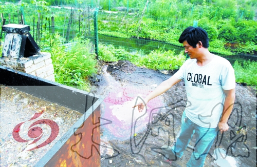 煉油點(diǎn)將骯臟、臭氣熏人的廢水直接排入溝渠。