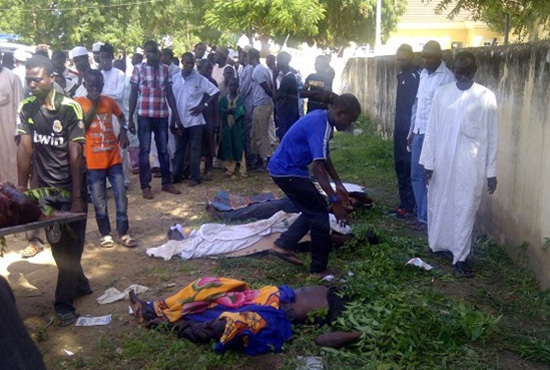 尼日利亞伊斯蘭極端武裝組織“博科圣地”約貝州古杰巴(Gujba)市的農(nóng)業(yè)學(xué)院，射殺數(shù)十名學(xué)生。