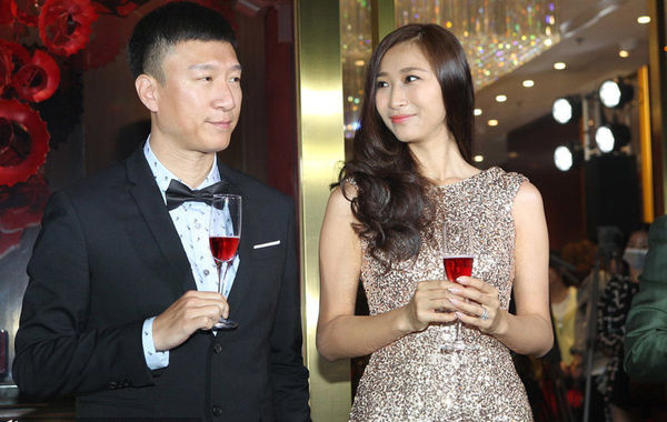 圖為孫紅雷、王駿迪夫婦。