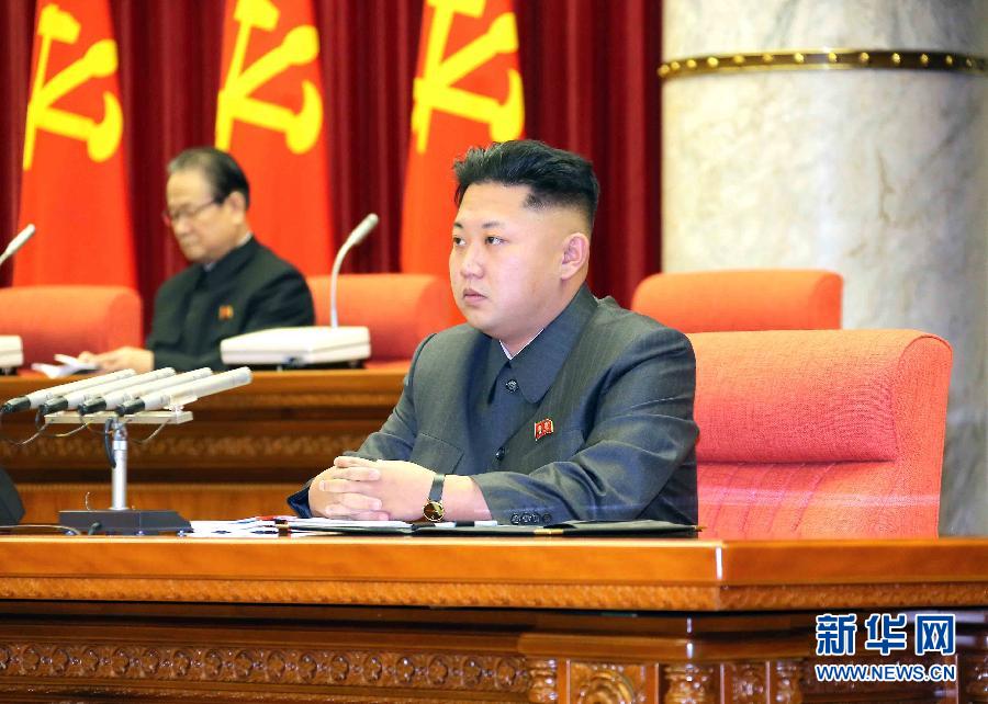 12月8日，在朝鮮平壤，朝鮮勞動(dòng)黨第一書記金正恩出席并指導(dǎo)朝鮮勞動(dòng)黨中央政治局?jǐn)U大會(huì)議。