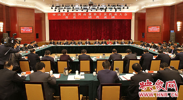 陳潤兒參加省第十次黨代會省直一團(tuán)代表團(tuán)審議