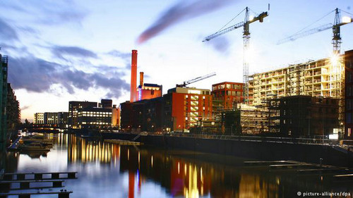 資料圖片：德國(guó)法蘭克福。（德國(guó)之聲電臺(tái)網(wǎng)站）