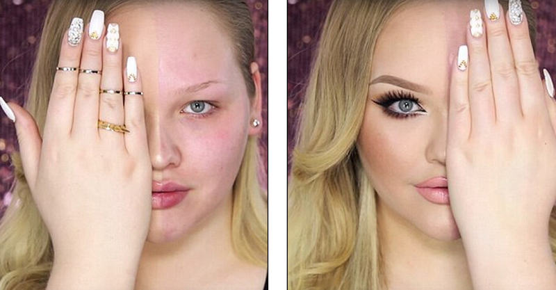 　左邊和右邊真的是一個(gè)人嗎？ （網(wǎng)頁截圖）