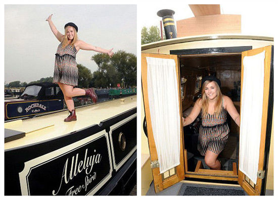 學(xué)生公寓住宿費(fèi)太貴 倫敦女大學(xué)生買小船當(dāng)住所(組圖) 學(xué)生公寓住宿費(fèi)太貴 倫敦女大學(xué)生買小船當(dāng)住所(組圖)