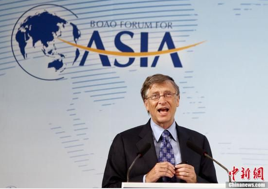 資料圖：美國(guó)首富比爾·蓋茨。中新社發(fā) 張浩 攝