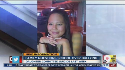 美國俄州一13歲華裔養(yǎng)女自殺疑在校遭遇種族欺凌 美國俄州一13歲華裔養(yǎng)女自殺疑在校遭遇種族欺凌