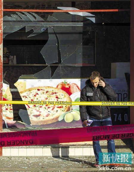 法國(guó)東部羅訥省一餐館8日發(fā)生爆炸。 新華社發(fā)