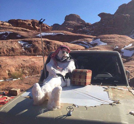 　一位宗教學(xué)者稱堆雪人褻瀆伊斯蘭教，引發(fā)眾多網(wǎng)友不滿。（網(wǎng)頁截圖）