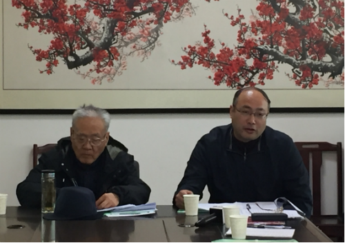 （左：原周口地區(qū)常委秘書長梁祖靈 ；右：鄲城縣委常委組織部長侯磊 ）