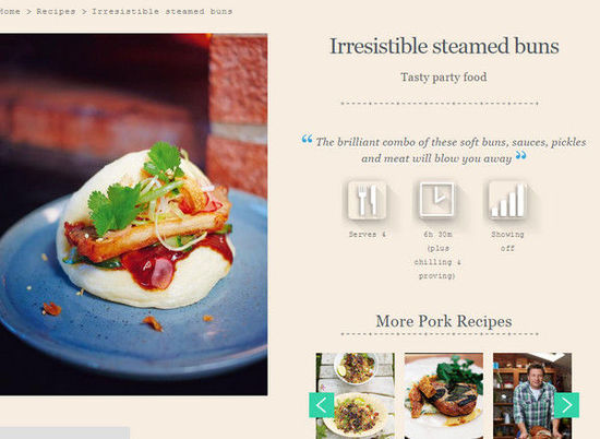 英國(guó)名廚奧利弗惹議，將臺(tái)灣刈包說成韓國(guó)街頭小吃，引發(fā)網(wǎng)友紛紛在下面留言抗議。（圖／翻攝自jamieoliver.com）