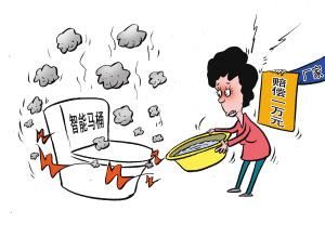 女子4000元買智能馬桶 剛過保質期1月半夜起火