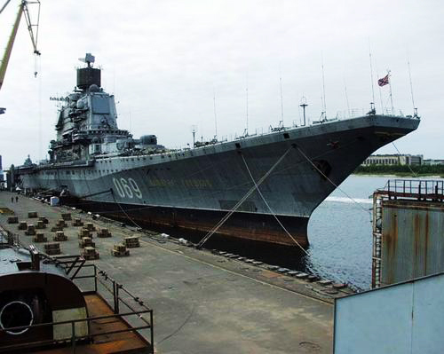 　資料圖：“戈爾什科夫”號航母。