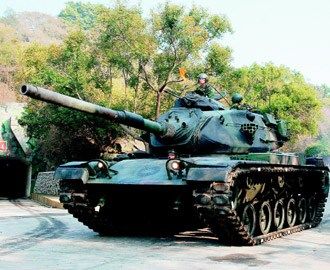 圖為M60A3同型戰(zhàn)車。圖片來源：臺灣媒體