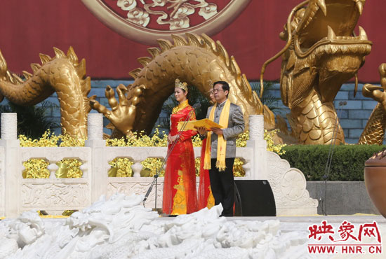 省委副書記、省政協(xié)主席葉冬松致歡迎詞。映象網(wǎng)記者 邵恰 攝