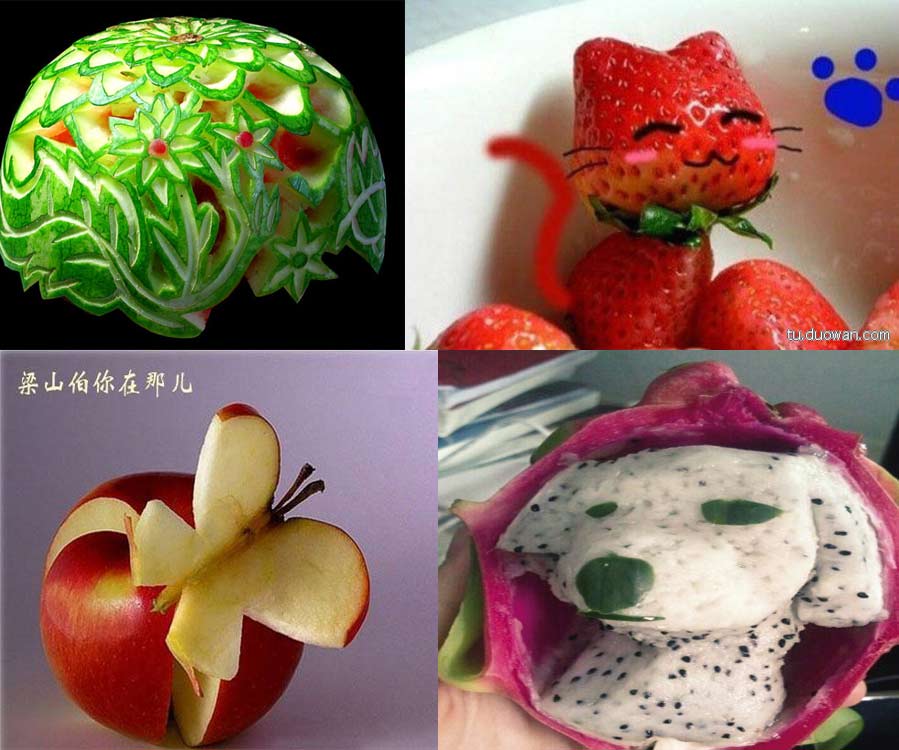 好看又爽口！那些創(chuàng)意十足的水果雕刻藝術(shù)